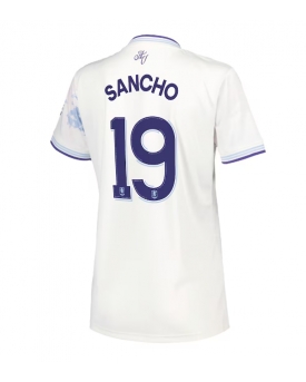 Billige Fotballdrakt Aston Villa Jadon Sancho #19 Replika Tredjedrakt Dame 2025-26 Kortermet Billige Fotballdrakt Aston Villa Jadon Sancho #19 Replika Tredjedrakt Dame 2025-26 Kortermet